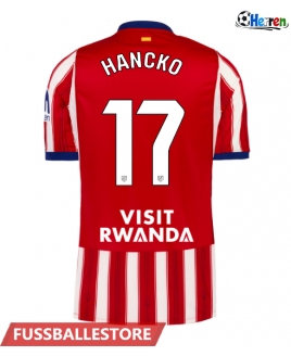 Günstige Atletico Madrid David Hancko #17 Heimtrikot 2026-27 Kurzarm